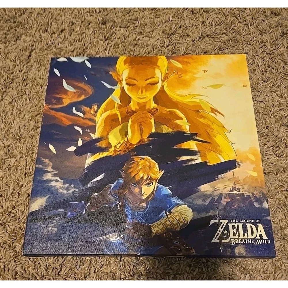 The Legend of Zelda Breath of The Wild Canvas Print Poster Wall Art 12x12